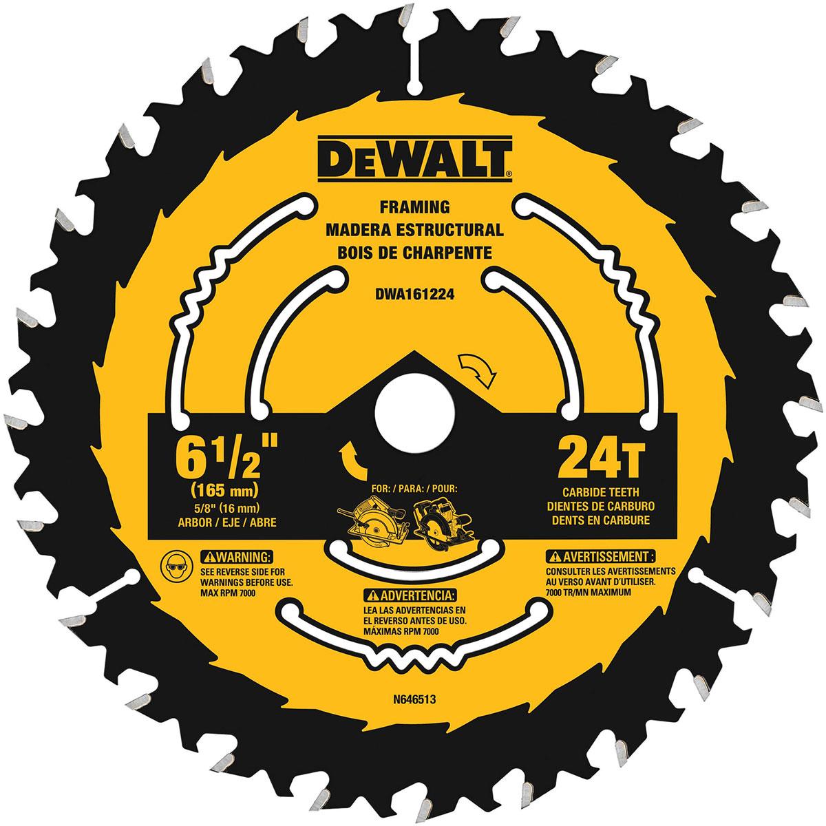 DeWalt 18T & 24T Saw Blade Combo